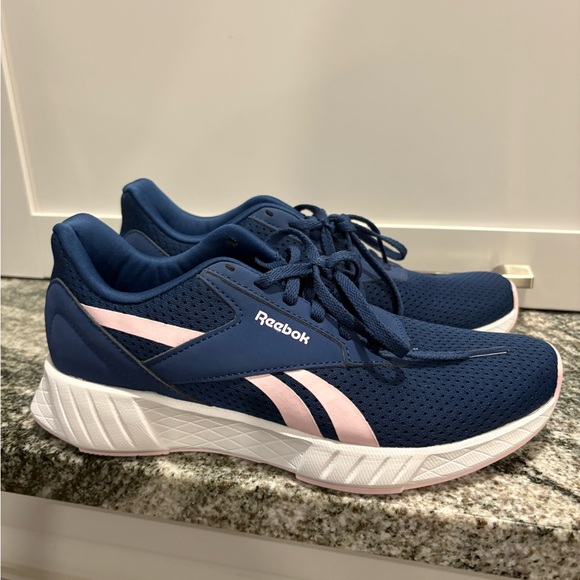 Reebok Women's Blue and Pink Athletic Shoes - Picture 1 of 3